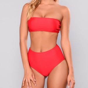Perfect Tan Bikini Red Fashion Nova